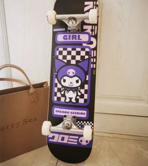 全新girl联名款专业双翘滑板，2023新...