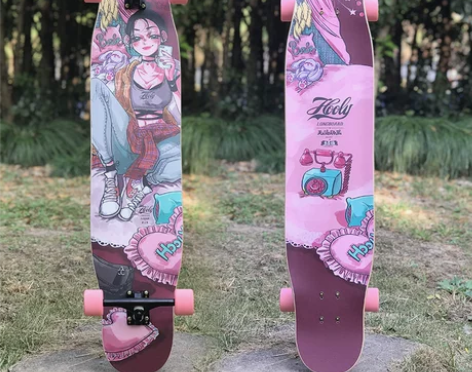 Hooly长板Girl滑板专业板成年初学者...