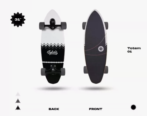 takeit陆地冲浪板【送原厂护具】 [火...