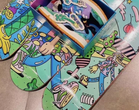 李宁Steven Harrington滑板...