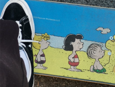 DBH专业板史努比 换长板 滑板店买的 正...