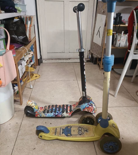 小黄人儿童滑板车 孩子大了  不用了   ...