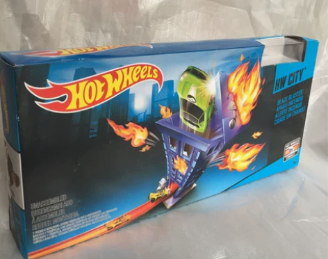 风火轮轨道大楼救火套装 全新未拆封