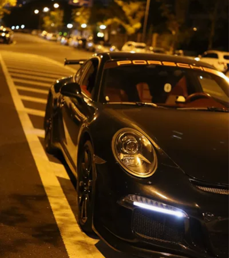 出售保时捷911S 3.8排量 黑外红内 ...