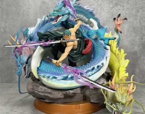 海贼王系列GK黑珍珠三龙罗罗诺亚索隆超巨大...