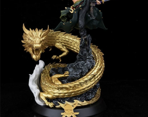 超大号 金龙索隆 海贼王极龙狩龙索隆手办三...