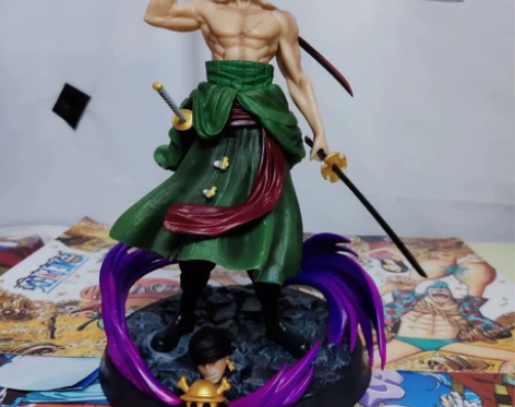全新 海贼王 小号 GK 梦幻索隆 双头雕...