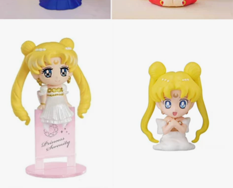 美少女战士 月野兔 水冰月 Q版手办 抱抱...