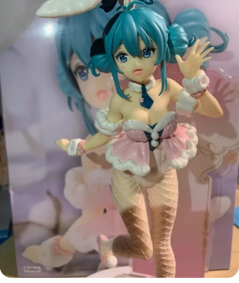 FURYU 初音未来 兔女郎 粉色兔耳ve...