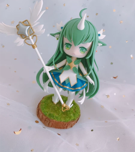 作品展示 | 星妈索拉卡Q版粘土人偶手办摆...