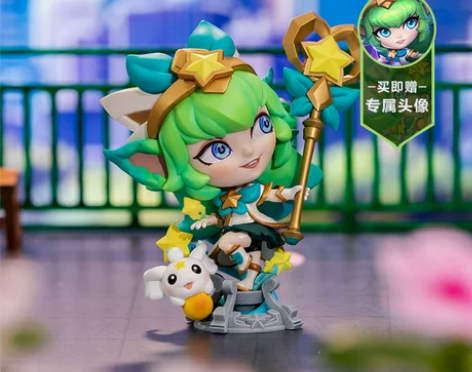 ?英雄联盟LOL星之守护者璐璐手办玩偶摆件...