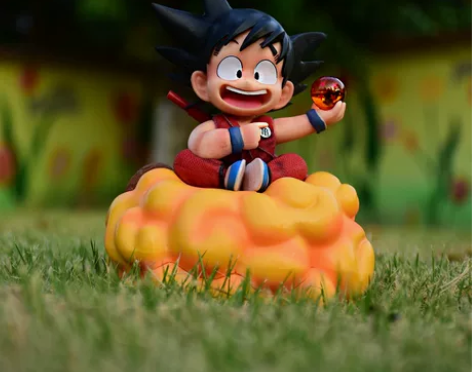 七龙珠童年孙悟空幼年期萌手办公仔模型汽车装...