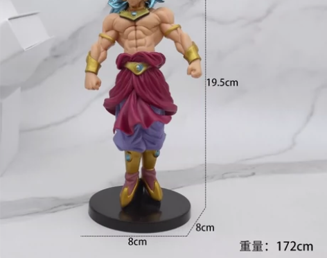 七龙珠 手办布罗利超级赛亚人手办车载摆件机...
