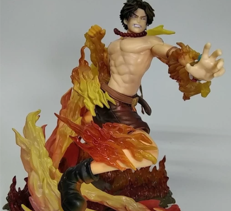 手办 海贼王 GK雕像 火拳艾斯 高度约2...