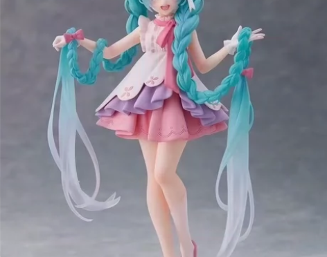樱花兔耳初音未来粉色少女公主殿下手办玩偶模...
