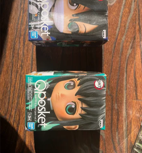 退坑出鬼灭之刃吧唧，手办，挂件 全新未拆封...