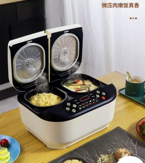 南极人双胆电饭锅一锅两用煮饭煲汤二合一多功...