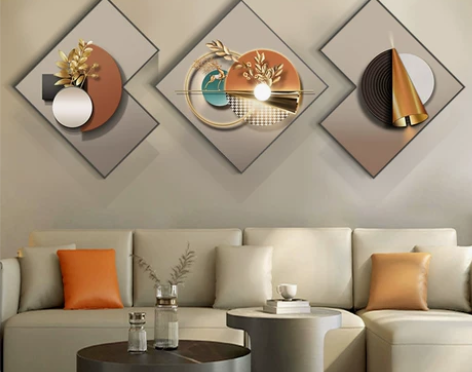 【年货价】轻奢客厅装饰画现代简约餐厅床头画...