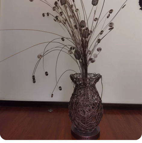 工艺品装饰落地灯，纯铜丝，8成新，在哈尔滨...