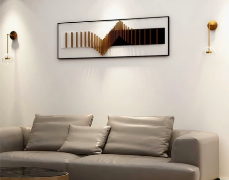 客厅沙发背景墙轻奢装饰画简约现代艺术亚克力...