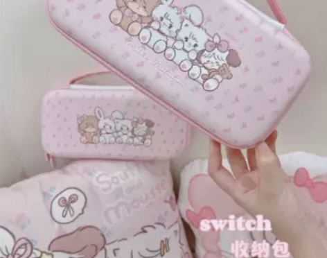 收纳包通用oled保护套ns任天堂可爱硬包