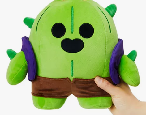 卡通荒野乱斗斯派克玩偶周边毛绒里昂公仔英