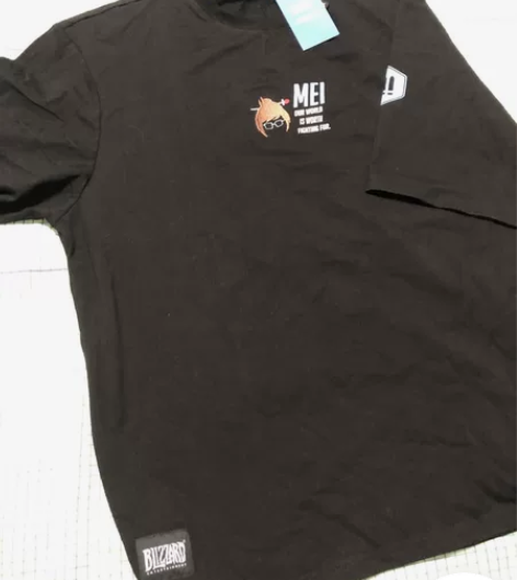 暴雪福袋所得，全新守望先锋t恤，180尺码...