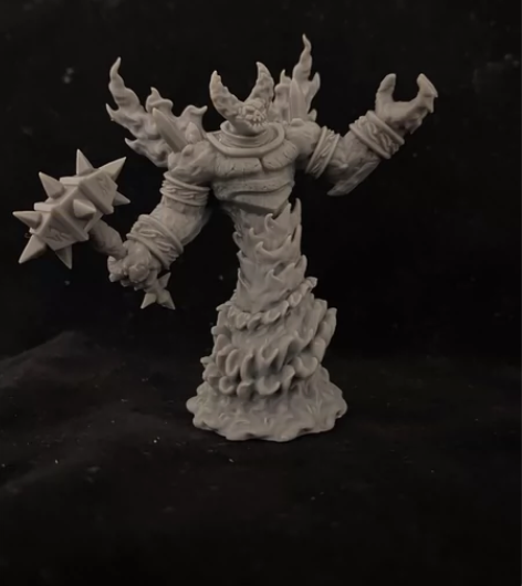 魔兽世界战棋模型手办 火元素领主 拉格纳罗...