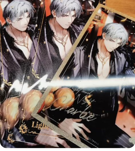 （可直拍）出光与夜之恋查理苏西湖亚克力明信...