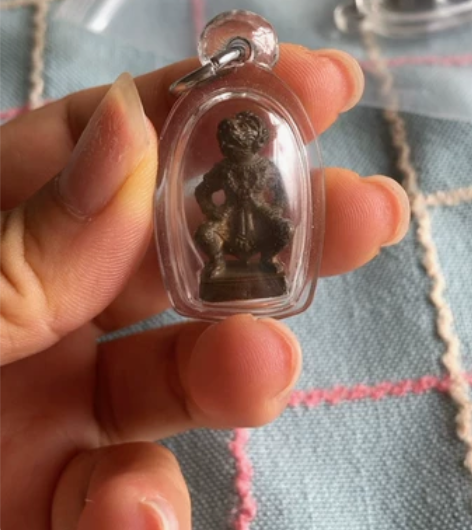 龙婆滚庙，哈奴曼，钥匙串上挂过一段时间，亚...