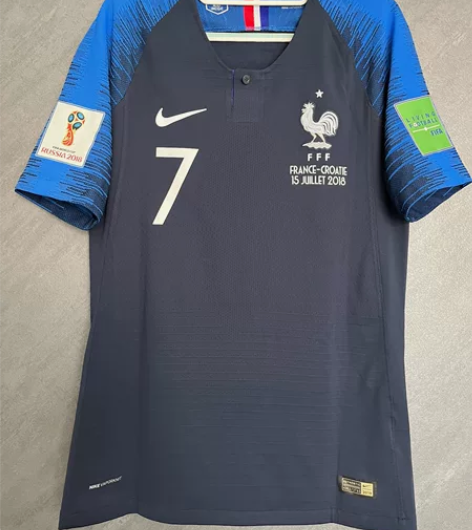 法国 2018世界杯 夺冠球衣 格列兹曼S...