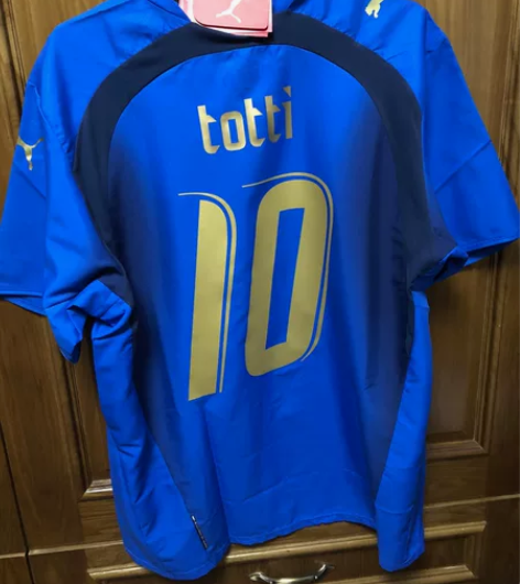 全新意大利2006带吊 10号托蒂球衣 L...