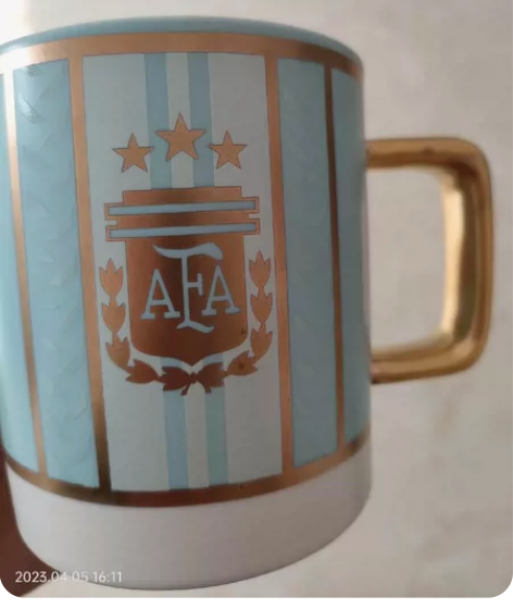 阿根廷夺冠纪念杯。之前买的没有用过。实价,...