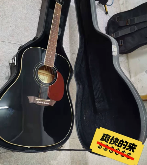 民谣吉他转让,基本上没玩。成色看图片。 闲...