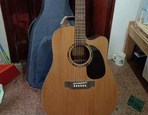 不再犹豫41寸民谣面单电箱吉他  朋友琴行...