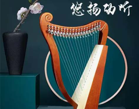 竖琴莱雅琴19弦23弦天使琴箜篌小型新手初...