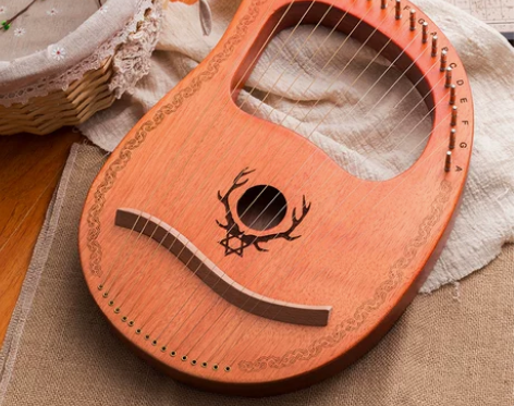 蒂朵lyre琴19弦莱雅琴16弦竖琴乐器便...