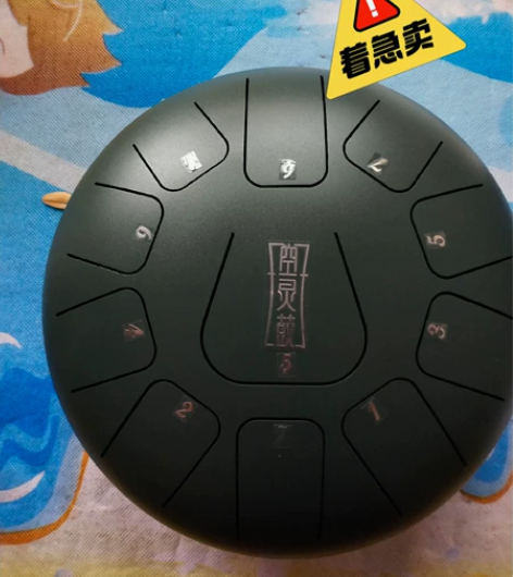 鲁儒的空灵鼓，10寸11音的，全新，带鼓包...