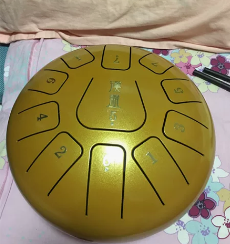 10寸空灵鼓 汉盘正品全音11音空灵鼓钢舌...