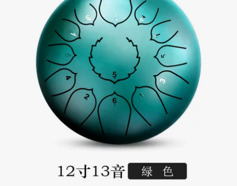 玉蝴蝶空灵鼓色空鼓初学者手碟专业级13音1...