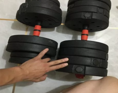 特价便宜出了  全新哑铃20kg一对男士健...