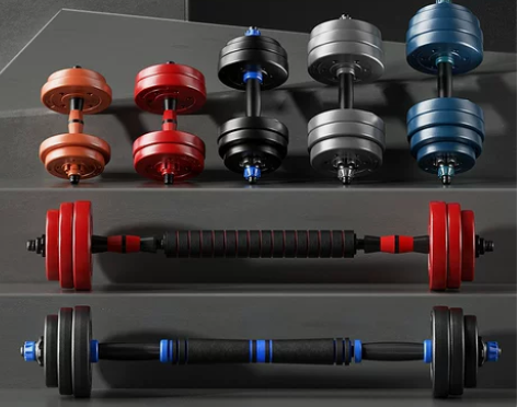 朗威 哑铃男士健身器材家用一对杠铃可调节重...