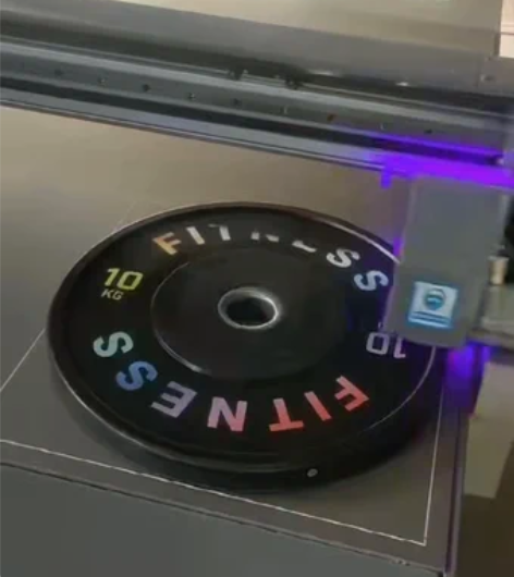 全新彩色打印炫彩杠铃片，价格实惠质量保证。...