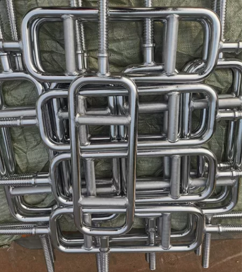 处理库存目字螺纹电镀杠铃杆哑铃小孔2.5健...