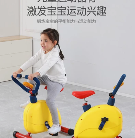 全新包邮儿童健身器材家用室内脚踏车杠铃架锻...