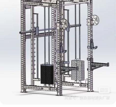 小飞鸟，史密斯，深蹲架 配重160KG，器...