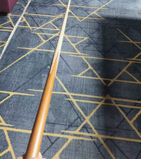 台球公杆两根149！ 10厘球房小头美式黑...