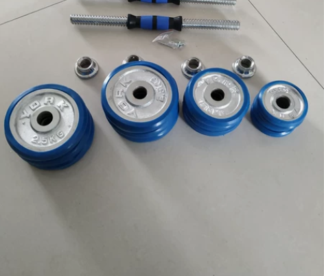 电镀哑铃纯铁30斤 哑铃30斤可调节全新闲...