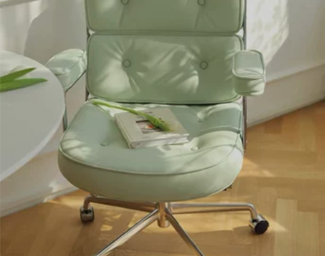 欧朝雅时尚设计师书房办公椅网红罗宾椅伊姆斯...