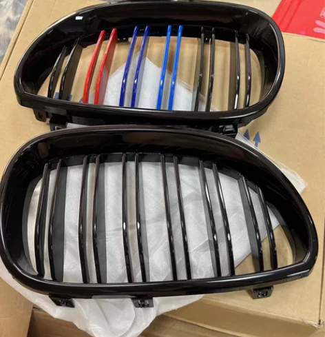 适用03-09宝马5系E60改装 中网52...